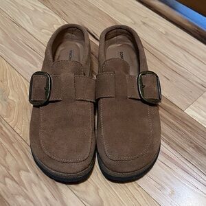 Sonoma Brown Suede Women's Mules